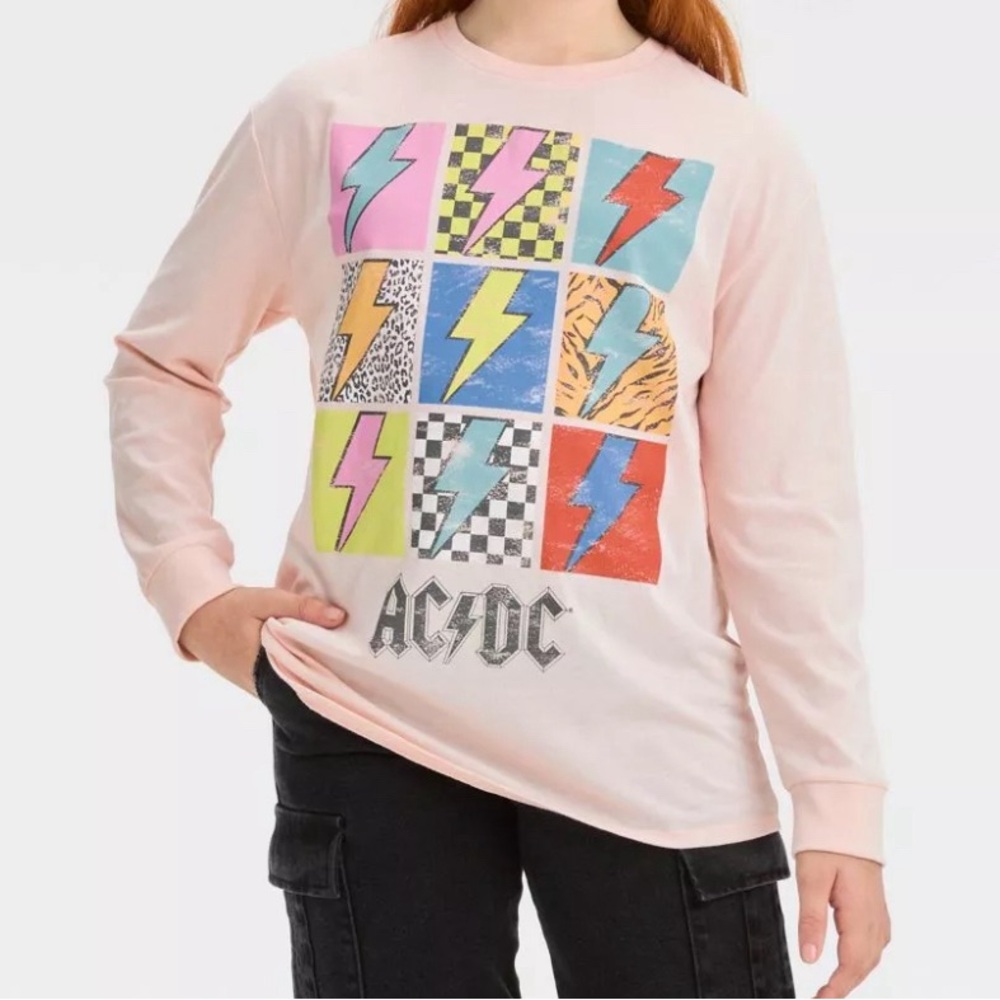 AC/DC girls tee size 14